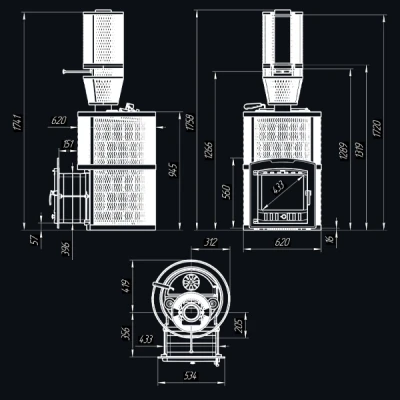 Авангард ЗК 40 (П2) Pro Ураган в круглой сетке