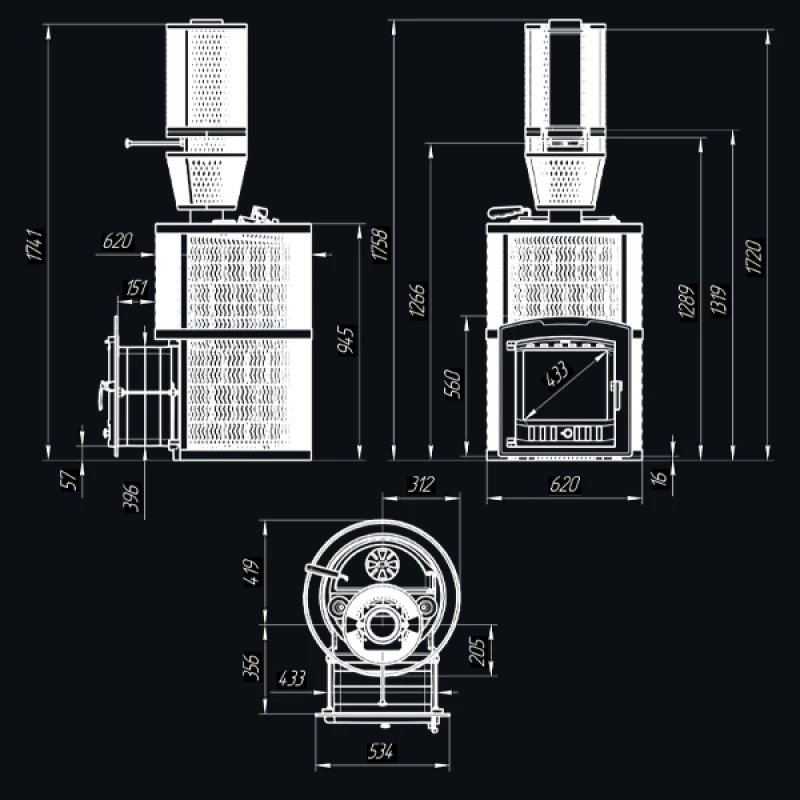 Авангард ЗК 40 (П2) Pro Ураган в круглой сетке