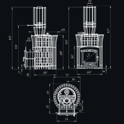 Авангард ЗК 35 (П2) Pro Ураган в сетке Тюльпан