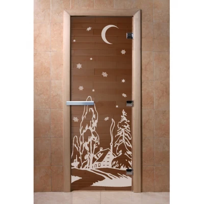 Дверь "Зима бронза"