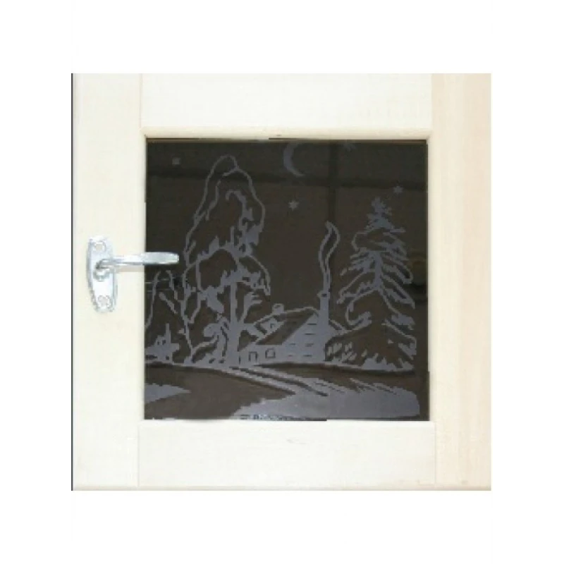 Форточка стеклопакет 50*50 ART