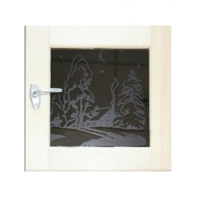 Форточка стеклопакет 60*60 ART
