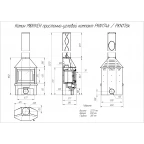 Камин МЮНХЕН ПРИСТЕННО УГЛОВОЙ КОМПАКТ графит