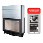 Каминная топка Экокамин ВЕГА 1200 P принтинг подовое горение