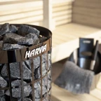 Электрическая печь HARVIA CILINDRO PC90 Black Steel