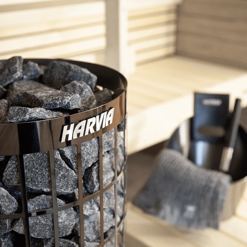 Электрическая печь HARVIA CILINDRO PC90 Black Steel