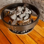 Электрическая печь HARVIA CILINDRO PC90 Black Steel