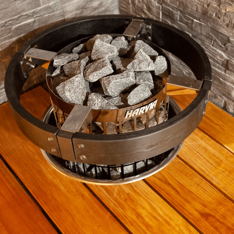 Электрическая печь HARVIA CILINDRO PC90 Black Steel
