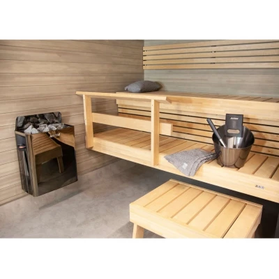 Электрическая печь HARVIA THE WALL SW90 Black Steel