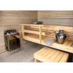 Электрическая печь HARVIA THE WALL SW45 Black Steel