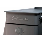 Печь воздухогрейная "Сибирячка" 9 кВт. Кожух из нержавеющей стали