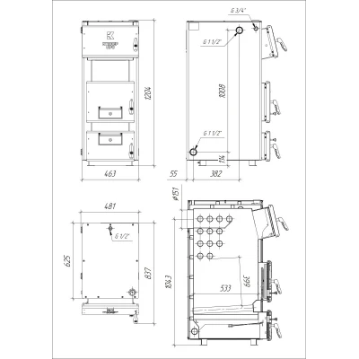 Отопительный котел Куппер ПРО-36 (2.0)