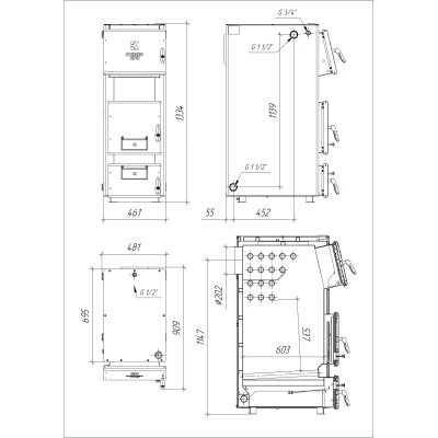 Отопительный котел Куппер ПРО-42 (2.0)
