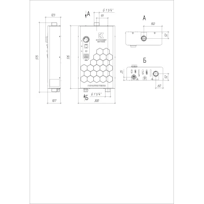 Электрокотел Куппер Спутник-3 (2.0) черный