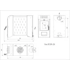 Отопительная печь Метеор-220 (TMF)