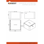Обливное устройство EVEREST Эмаль Черная 35л