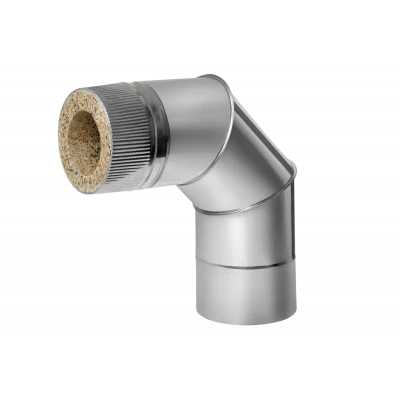 Отвод 90° d120 мм Нерж AISI430 0.5 мм